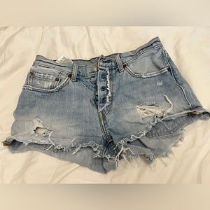 Levi’s blue Jean shorts